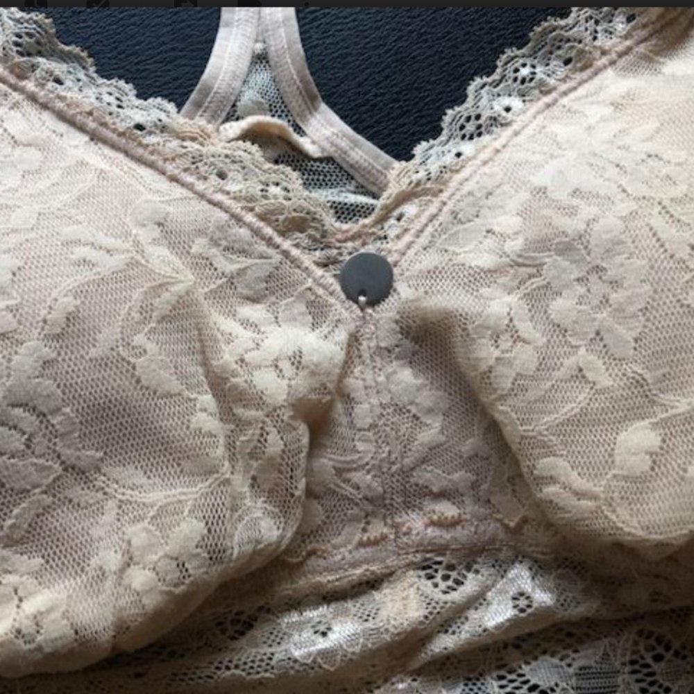 NEW DKNY lace racerback bralette